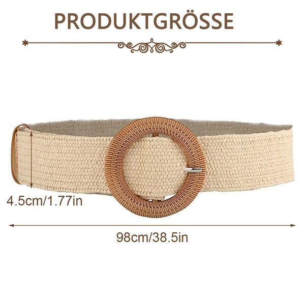 Coonoor Flechtgürtel Rattan-Flechtgürtel für Damen, breiter günstig online kaufen