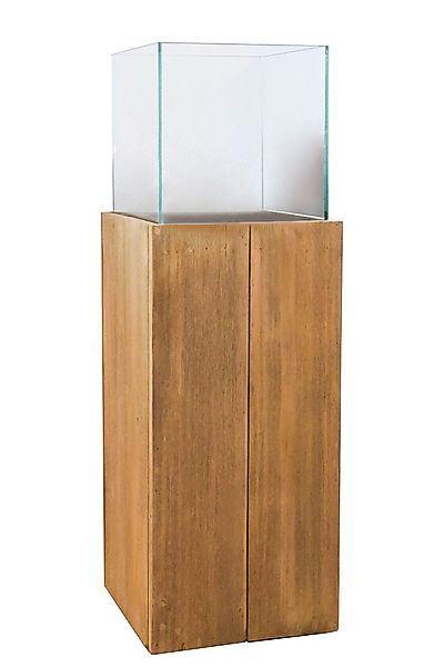 VIVANNO Bodenwindlicht Holz CANDELA Rechteckig - günstig online kaufen
