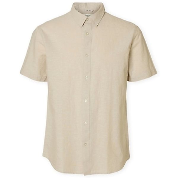 SELECTED HOMME Kurzarmhemd "SLHREG-SUN SHIRT SS NOOS" mit Leinen günstig online kaufen