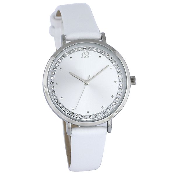 Quarzuhr Damenarmbanduhr, mit Lederarmband 34 mm günstig online kaufen