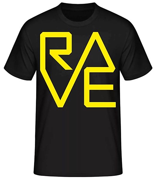 Rave Geometry · Männer Basic T-Shirt günstig online kaufen