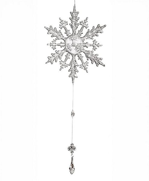 formano Hängedekoration Eiskristall mit Tropfen aus Acryl 56 cm Fensterdeko günstig online kaufen