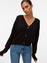 Vero Moda Strickjacke VMLEA LS V-NECK günstig online kaufen