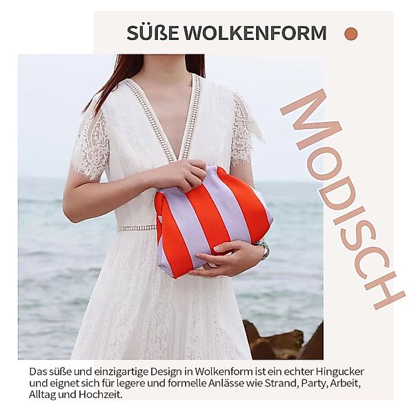 Refttenw Handtasche Damen Clutch,Abendtasche,ELegant Handtasche,29×22×10 cm günstig online kaufen