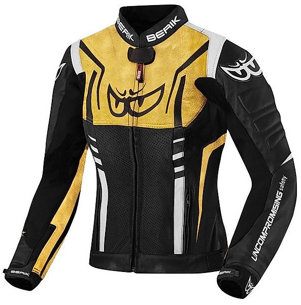 Berik Motorradjacke Striper Damen Motorrad Lederjacke günstig online kaufen
