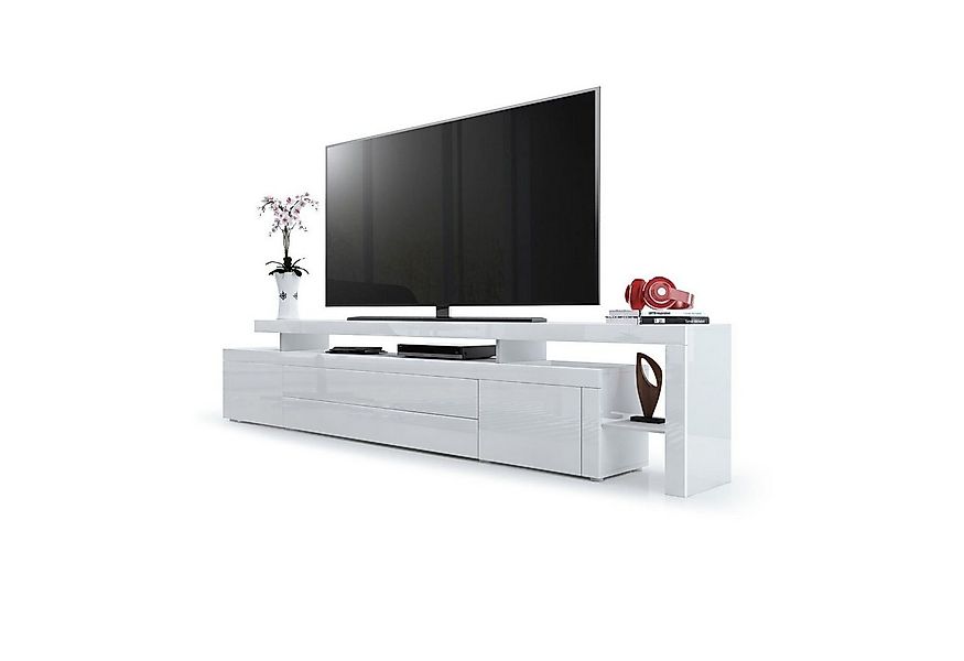 Vladon Lowboard Leon (TV-Kommode, mit zwei Türen, zwei Schubkästen und eine günstig online kaufen