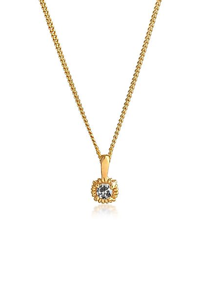 Elli DIAMONDS Kette mit Anhänger Solitär günstig online kaufen