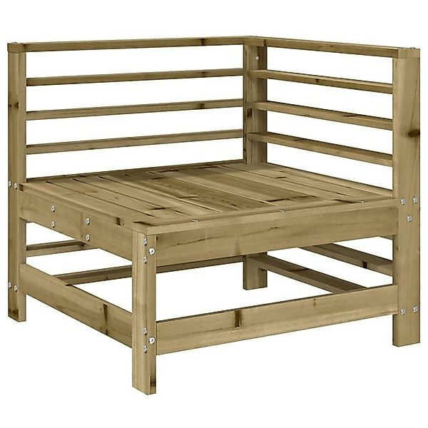 vidaXL Sofaelement Garten-Ecksofa Imprägniertes Kiefernholz (1 günstig online kaufen
