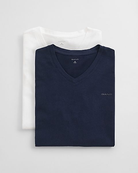 Gant Kurzarmshirt V-NECK T-SHIRT 2-PACK Mit günstig online kaufen