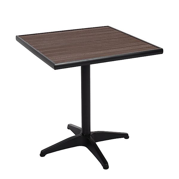 Proregal Gartentisch HxBxT 74x70x70 cm Gastronomie Outdoor-Beschichtung Alu günstig online kaufen