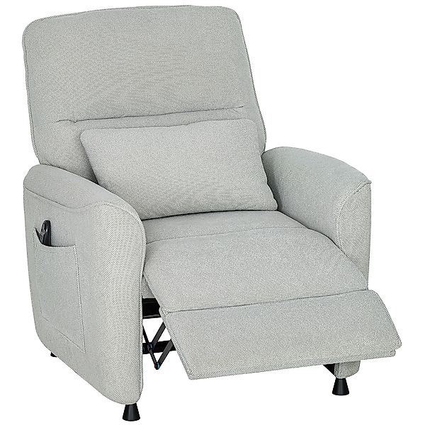 HOMCOM Elektrischer Massagesessel mit Heizfunktion, leise, 150° Liegesessel günstig online kaufen