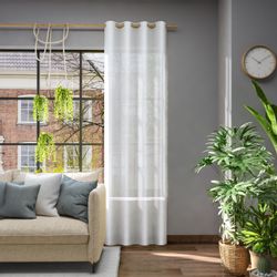 Neutex for you Vorhang "Libre-ECO" Ösen 1 Stk. tlg. günstig online kaufen