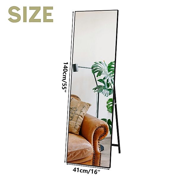 HORLIMER Ganzkörperspiegel Wandspiegel Standspiegel, 140 x günstig online kaufen