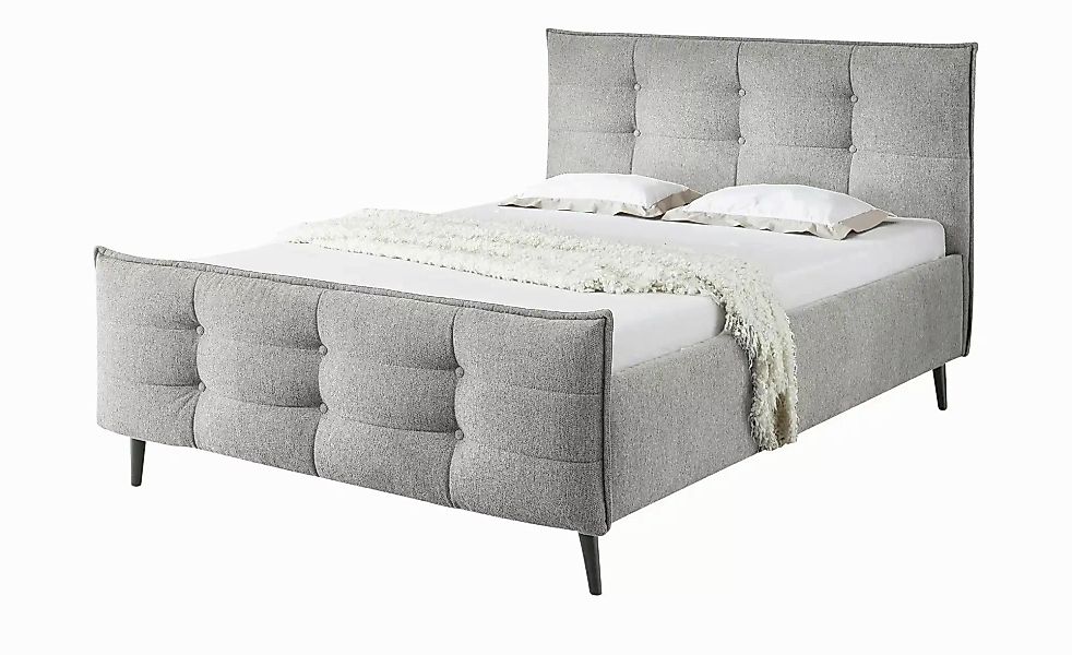meinBett Polsterbettgestell  Mariano B ¦ grau ¦ Maße (cm): B: 149 H: 108 Be günstig online kaufen