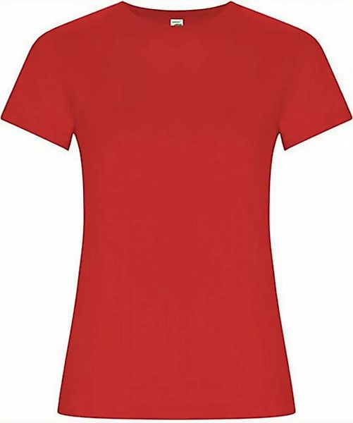 Roly Rundhalsshirt Golden Organic Woman T-Shirt - 2-lagiger Rundhalskragen günstig online kaufen