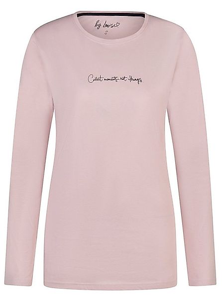 By Louise Pyjamaoberteil Damen Pyjamashirt mit langem Arm (1-tlg) Baumwolle günstig online kaufen