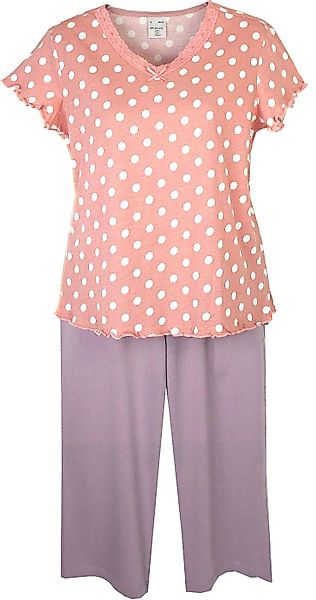 Consult-Tex Capri-Pyjama Damen Capri Pyjama Schlafanzug günstig online kaufen