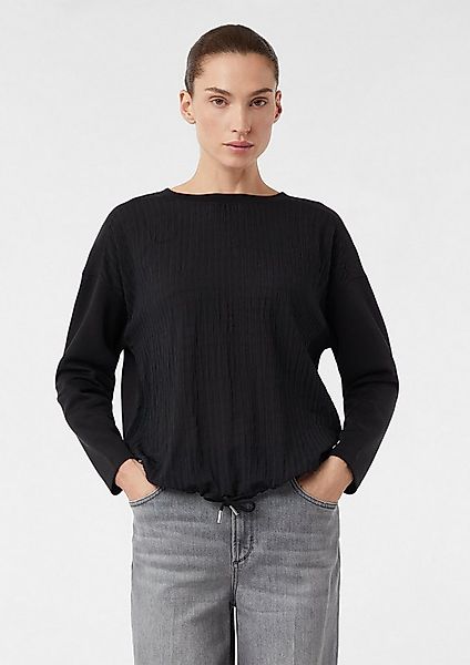 comma Sweatshirt Sweatshirt Leichtes Sweatshirt im Fabric Mix günstig online kaufen