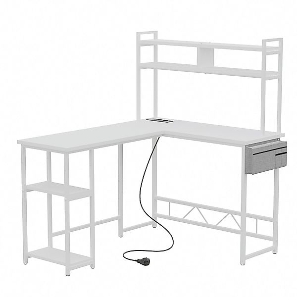 HOMALL Gamingtisch Schreibtisch mit LED und günstig online kaufen