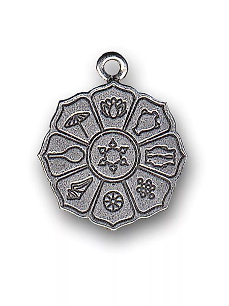 Adelia´s Amulett "Amulett Anhänger Feng Shui Die 8 schützenden Symbole", Di günstig online kaufen