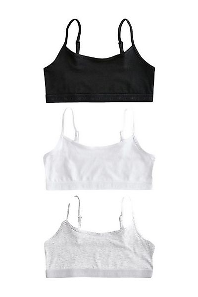 Next Crop-Top 3er-Pack verkürzte Trägertops (3-tlg) günstig online kaufen