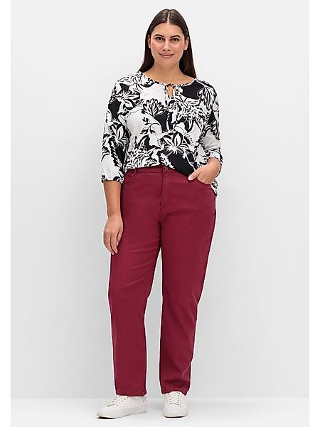 Sheego 5-Pocket-Hose Große Größen mit seitlichem günstig online kaufen