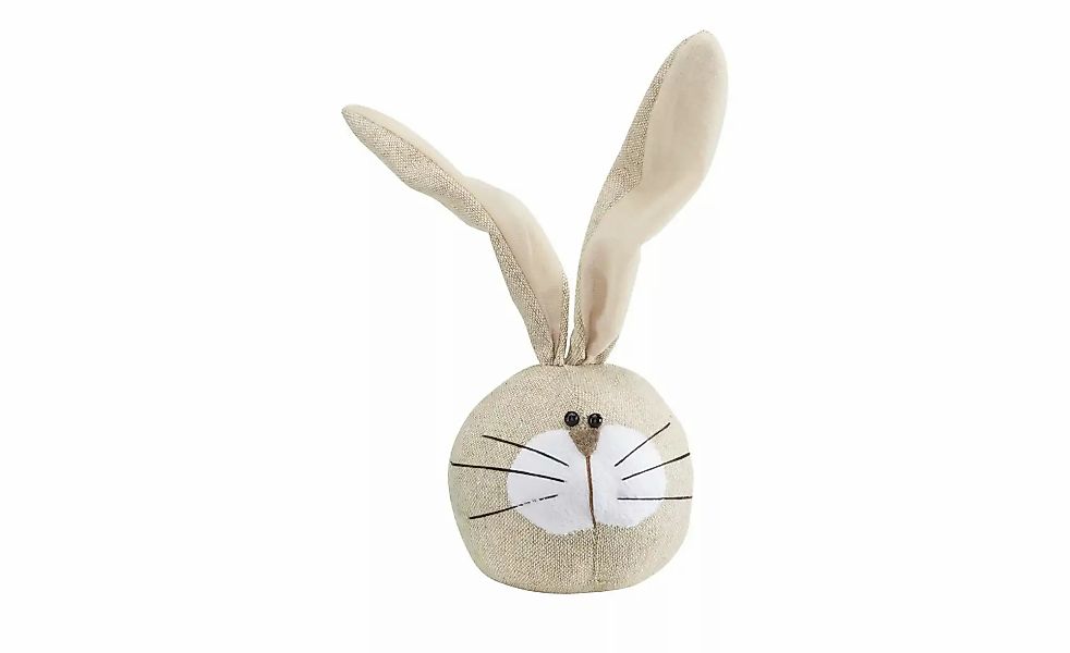 HOME STORY Türstopper Hase ¦ braun ¦ Polyester, Sand ¦ Maße (cm): H: 28  Ø: günstig online kaufen