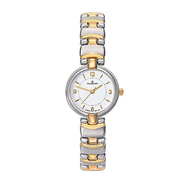 Dugena Quarzuhr Damen-Armbanduhr Schmuckband, Quarz, Edelstahl, günstig online kaufen