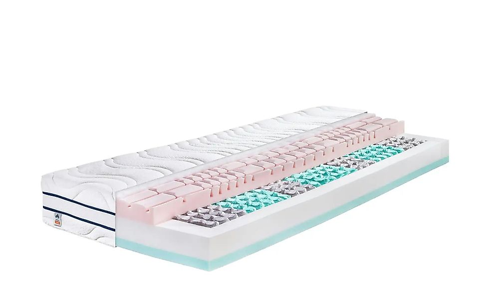 IRISETTE Tonnentaschenfederkernmatratze  Grömitz ¦ weiß ¦ Maße (cm): B: 140 günstig online kaufen