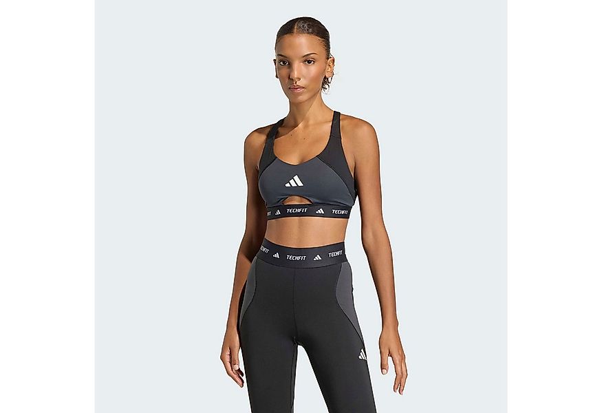adidas Performance Sport-BH TECHFIT WORKOUT COLOR BLOCK BH, MITTLERE BELAST günstig online kaufen