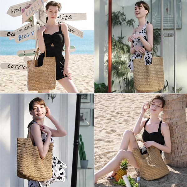 Coonoor Strandtasche Groß Strandtasche mit Reißverschluss günstig online kaufen