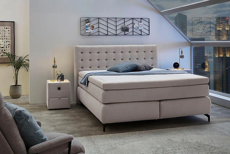Jockenhöfer Gruppe Boxspringbett "Jessica", und 7-Zonen-TTFK-Matratze (H3,H günstig online kaufen