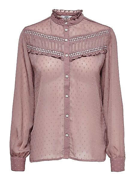 ONLY Rüschen Hemd Damen Pink günstig online kaufen