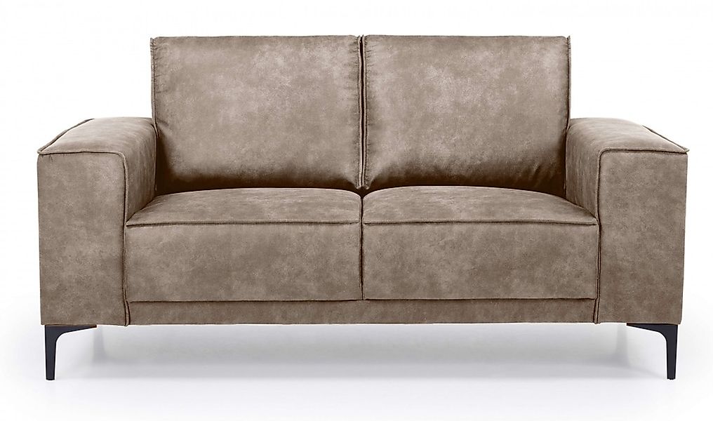 Places of Style 2-Sitzer "Kompaktsofa Oland, Struktur, Flachgewebe, Luxus-M günstig online kaufen