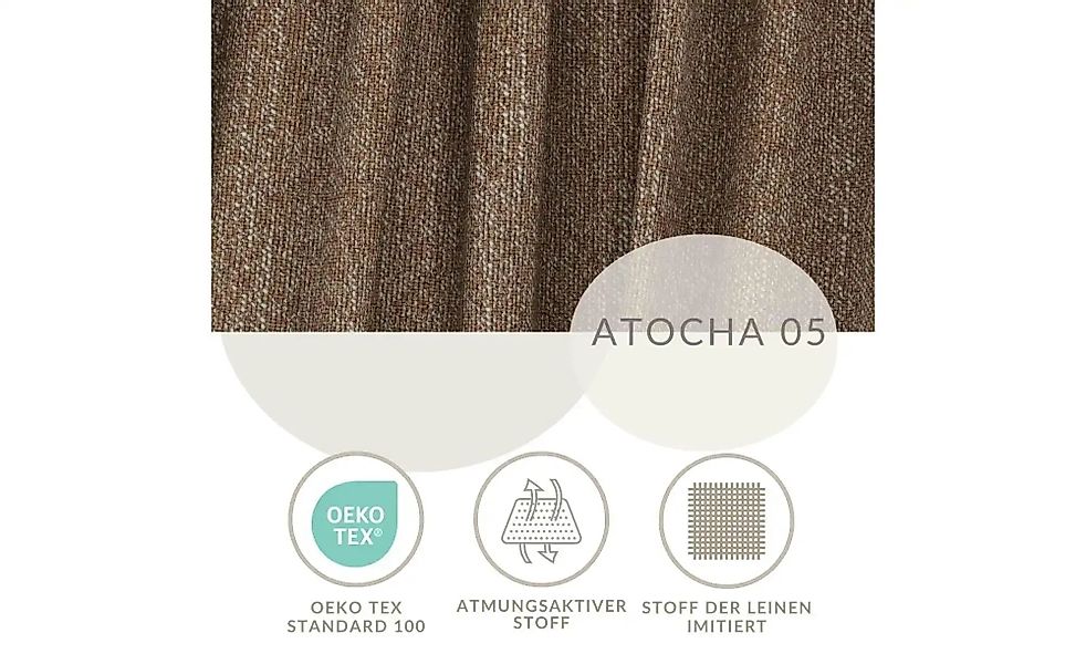 Ecksofa  Moyo ¦ braun ¦ Maße (cm): B: 255 H: 70 Polstermöbel > Sofas > 3-Si günstig online kaufen