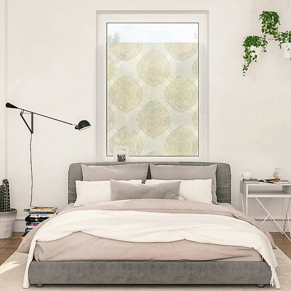 LICHTBLICK Fensterfolie Boho Drop Rectangle Grafik Boho Drop Rectangle beig günstig online kaufen