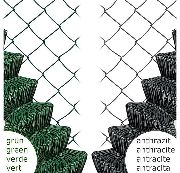 V2Aox Maschendrahtzaun Maschendraht 80 - 150 cm / 15 - 25 m Länge Gartenzau günstig online kaufen