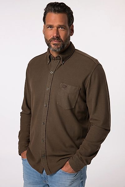 JP1880 Businesshemd Piqué-Hemd Langarm acid washed günstig online kaufen