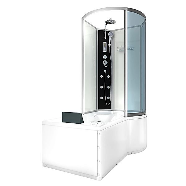 AcquaVapore Kombination Whirlpool Dusche K50-L01-WP-EC Duschkabine Wanne 17 günstig online kaufen