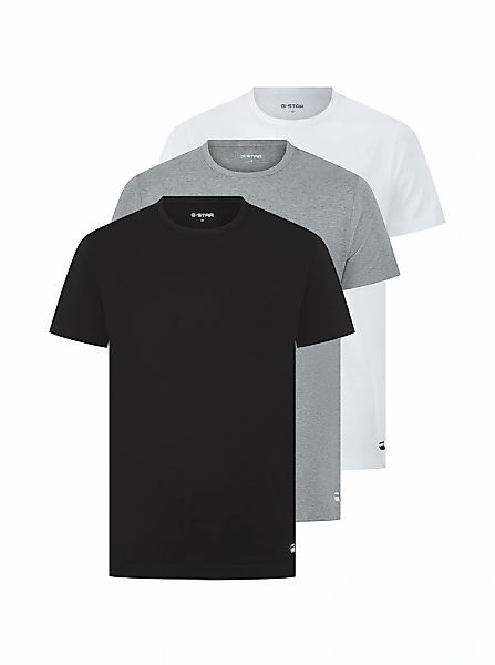 G-STAR T-Shirt "COVE, T-SHIRTS 3 PACK CREW" Packung, 3 Stk. tlg. Regular Fi günstig online kaufen