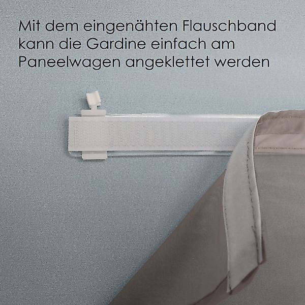 Weckbrodt Schiebegardine »Klara«, (1 St.), Raumteiler, Wildseiten - Optik, günstig online kaufen