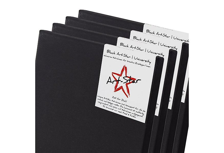 Art Star Keilrahmen 4 ART-STAR UNIVERSITY BLACK LEINWÄNDE 40x40 cm, bespann günstig online kaufen