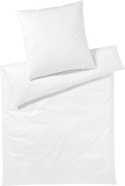 Elegante Bettwäsche "Solid in Gr. 135x200 oder 155x220 cm" 2 Stk. tlg. Bett günstig online kaufen