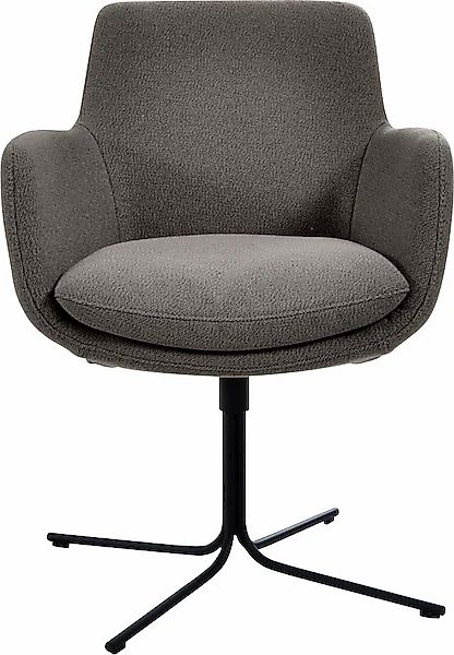 K+W Komfort & Wohnen Drehstuhl »Pego« () filigranem 4-Fuß-Gestell in schwar günstig online kaufen