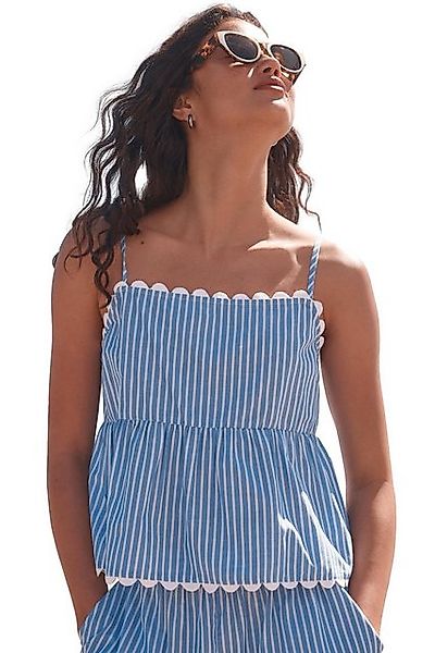 Next Trägertop Spaghettihemd aus 100 % Baumwolle. (1-tlg) günstig online kaufen