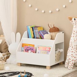 SoBuy Kinderregal mit 3 Fächern Spielzeugregal Bücherregal Standregal KMB54 günstig online kaufen