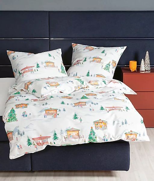 Janine Bettwäsche »Mako-Satin42134 09«, mit Reissverschluss günstig online kaufen