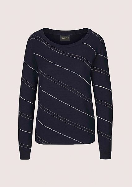 MADELEINE Longpullover "Pullover Pullover mit Ziersteinen" günstig online kaufen