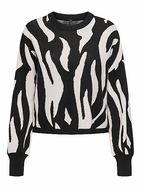 ONLY Strickpullover "ONLMONTANA LS JQ O-NECK CC KNT", mit Rippbündchen günstig online kaufen