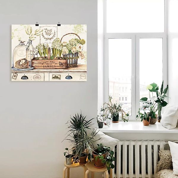 Artland Wandbild »Mein Garten«, Arrangements, (1 St.), als Leinwandbild, Po günstig online kaufen